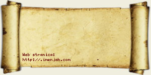 Jakov Ikonić vizit kartica